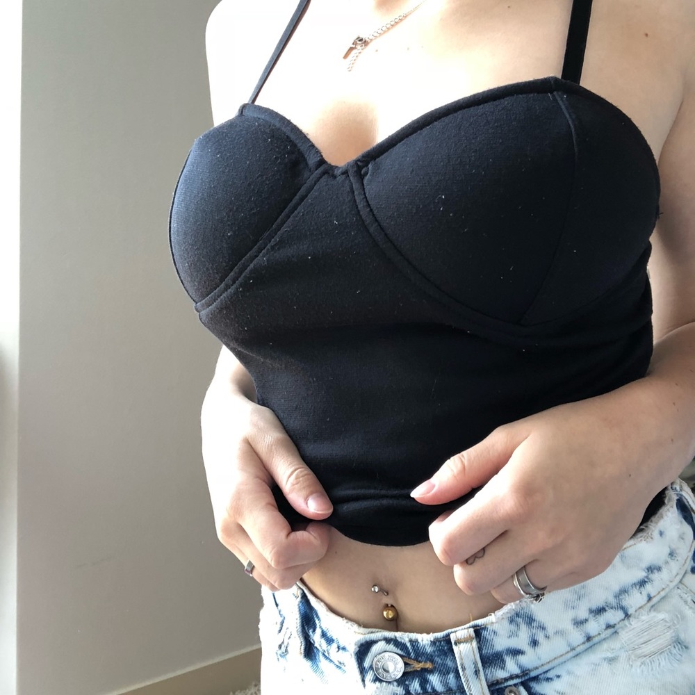 Guess bustier top